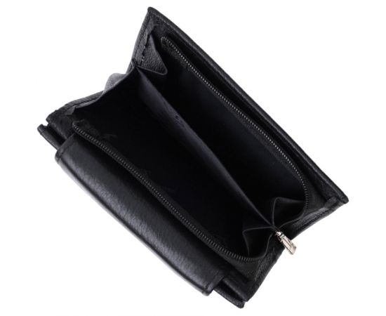 Купить Удобный женский кошелек с монетницей из натуральной кожи ST Leather 22711 Черный, фото , изображение 9, характеристики, отзывы