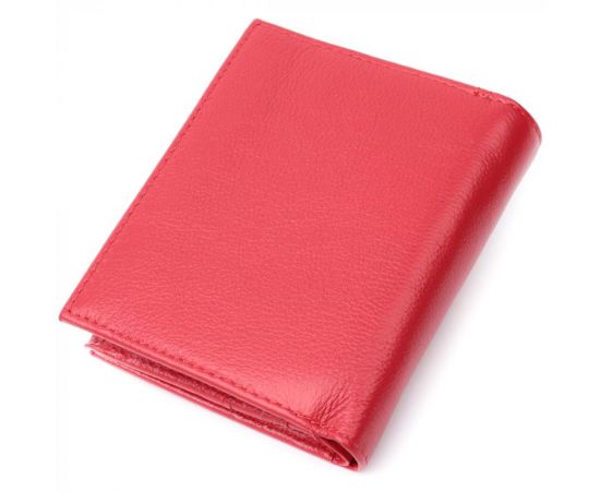 Купить Яркий женский кошелек с монетницей из натуральной кожи ST Leather 22712 Красный, фото , изображение 2, характеристики, отзывы