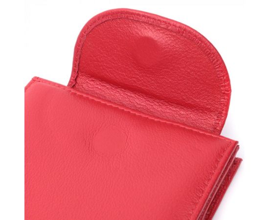 Купить Яркий женский кошелек с монетницей из натуральной кожи ST Leather 22712 Красный, фото , изображение 6, характеристики, отзывы