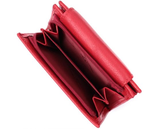 Купить Яркий женский кошелек с монетницей из натуральной кожи ST Leather 22712 Красный, фото , изображение 9, характеристики, отзывы