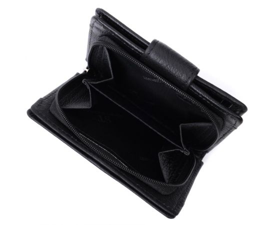 Купить Женский кошелек с монетницей и блоком для пропусков из натуральной кожи ST Leather 22713 Черный, фото , изображение 10, характеристики, отзывы