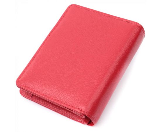 Купить Яркий женский кошелек с монетницей и блоком для пропусков из натуральной кожи ST Leather 22714 Красный, фото , изображение 2, характеристики, отзывы