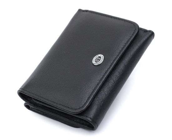 Купить Кошелек для женщин горизонтального формату из натуральной кожи ST Leather 22722 Черный, фото , характеристики, отзывы