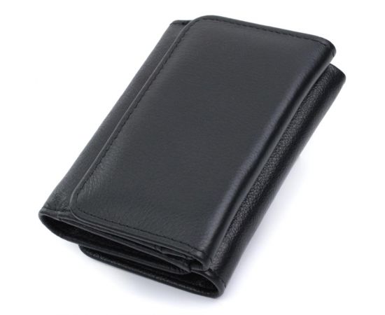 Купить Кошелек для женщин горизонтального формату из натуральной кожи ST Leather 22722 Черный, фото , изображение 2, характеристики, отзывы