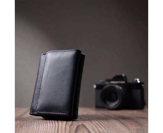 Купить Кошелек для женщин горизонтального формату из натуральной кожи ST Leather 22722 Черный, фото , изображение 11, характеристики, отзывы