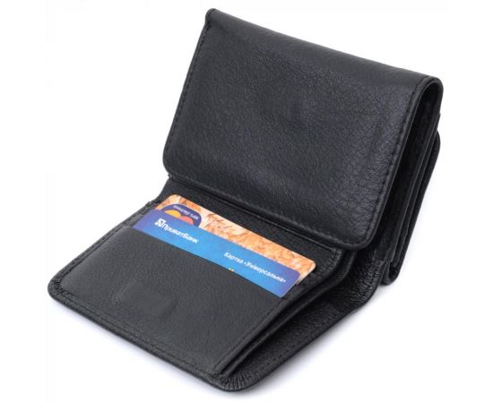 Купить Кошелек для женщин горизонтального формату из натуральной кожи ST Leather 22722 Черный, фото , изображение 7, характеристики, отзывы