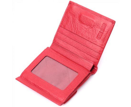 Купить Женское удобное портмоне из натуральной кожи ST Leather 22723 Красный, фото , изображение 7, характеристики, отзывы