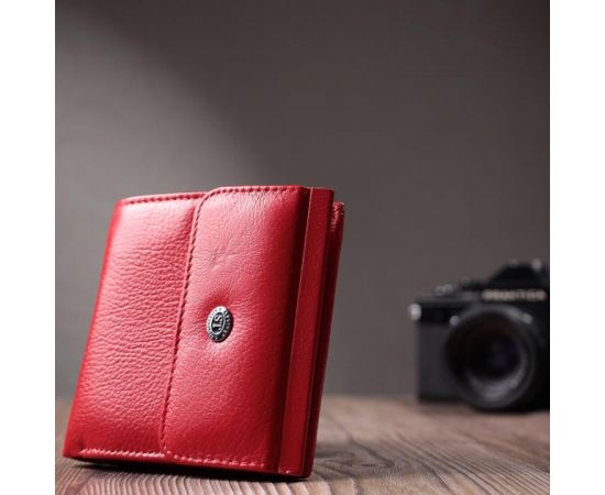 Купить Женское удобное портмоне из натуральной кожи ST Leather 22723 Красный, фото , изображение 9, характеристики, отзывы