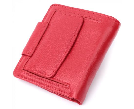 Купить Яркий кошелек для женщин с карманом для монет из натуральной кожи ST Leather 22726 Красный, фото , изображение 2, характеристики, отзывы