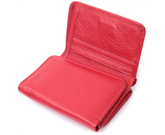 Купить Женское портмоне с монетницей из натуральной кожи ST Leather 22727 Красный, фото , изображение 6, характеристики, отзывы