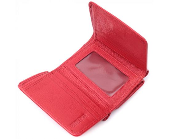 Купить Женское портмоне с монетницей из натуральной кожи ST Leather 22727 Красный, фото , изображение 7, характеристики, отзывы