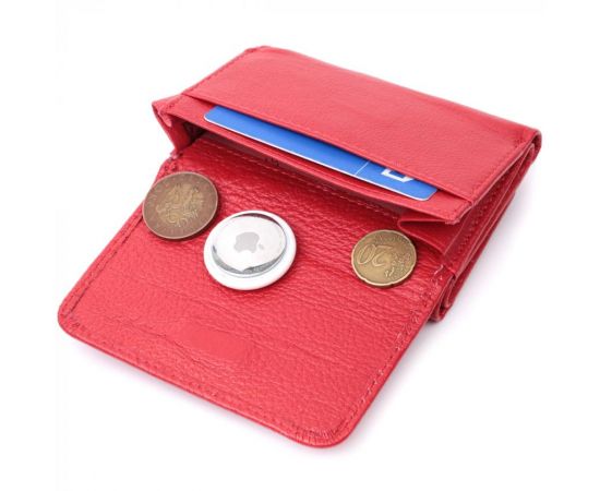 Купить Женское портмоне с монетницей из натуральной кожи ST Leather 22727 Красный, фото , изображение 9, характеристики, отзывы