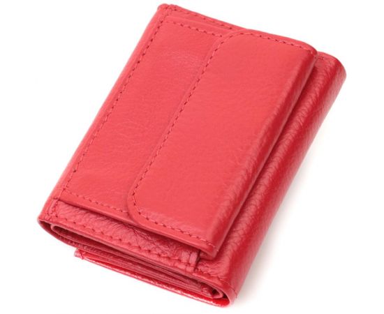 Купить Компактное женское портмоне с монетницей из натуральной кожи ST Leather 22729 Красный, фото , изображение 2, характеристики, отзывы