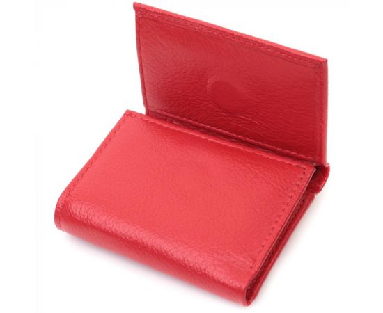 Купить Компактное женское портмоне с монетницей из натуральной кожи ST Leather 22729 Красный, фото , изображение 5, характеристики, отзывы