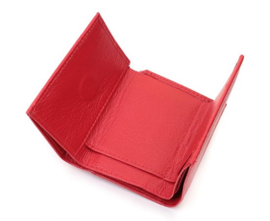 Купить Компактное женское портмоне с монетницей из натуральной кожи ST Leather 22729 Красный, фото , изображение 6, характеристики, отзывы