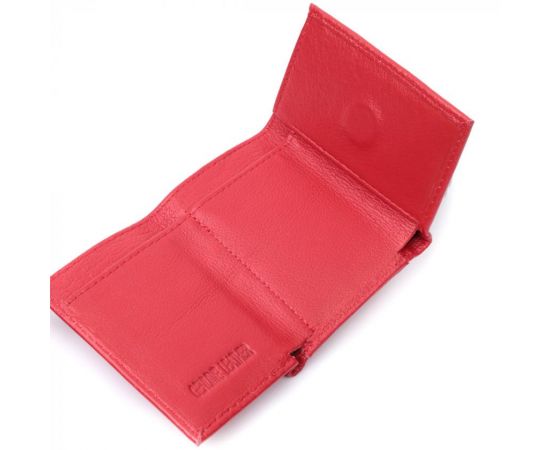 Купить Маленький удобный кошелек с монетницей из натуральной кожи ST Leather 22741 Красный, фото , изображение 6, характеристики, отзывы