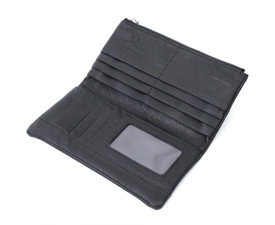 Купить Вертикальный бумажник унисекс из мягкой натуральной кожи ST Leather 22743 Черный, фото , изображение 7, характеристики, отзывы