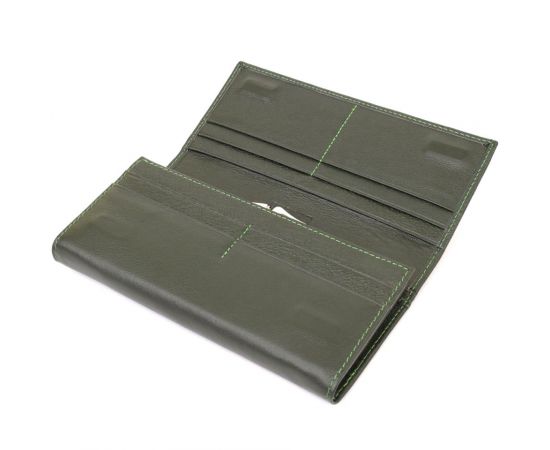 Купить Классический кошелек для женщин на магните ST Leather 22744 Зеленый, фото , изображение 5, характеристики, отзывы