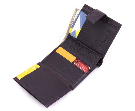 Купить Компактный женский кошелек из натуральной кожи ST Leather 22855 Коричневый, фото , изображение 7, характеристики, отзывы