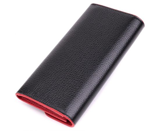 Купить Женский кошелек с треугольным клапаном из натуральной кожи Tony Bellucci 22860 Черный, фото , изображение 2, характеристики, отзывы