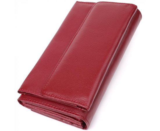 Купить Женский кошелек с карманом для телефона из натуральной кожи ST Leather 23069 Бордовый, фото , изображение 2, характеристики, отзывы