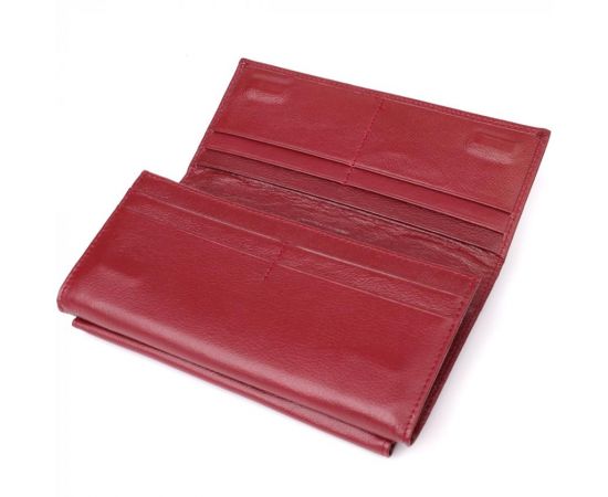 Купить Женский кошелек с карманом для телефона из натуральной кожи ST Leather 23069 Бордовый, фото , изображение 6, характеристики, отзывы