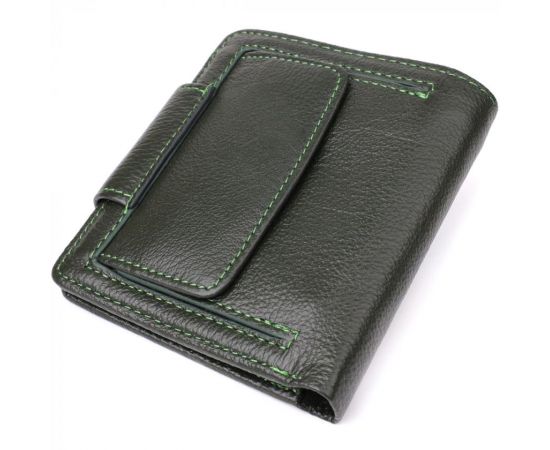 Купить Вертикальный женский кошелек из натуральной кожи ST Leather 23070 Зеленый, фото , изображение 2, характеристики, отзывы