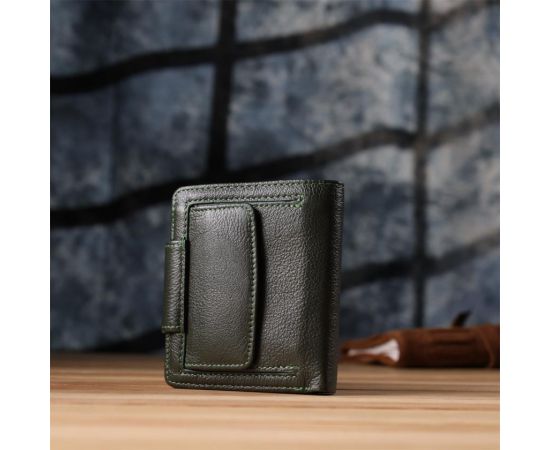 Купить Вертикальный женский кошелек из натуральной кожи ST Leather 23070 Зеленый, фото , изображение 10, характеристики, отзывы