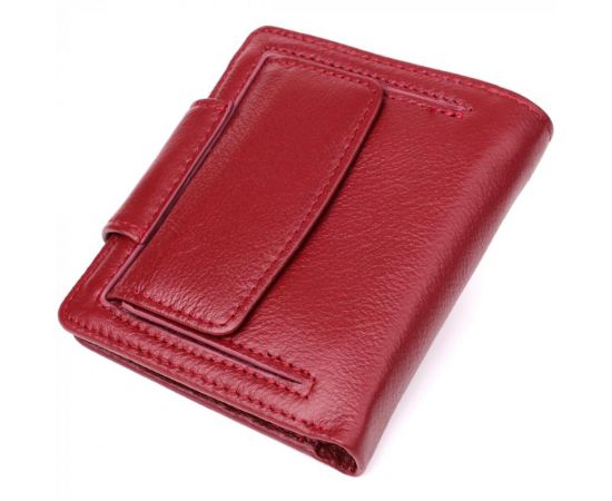 Купить Женский кошелек вертикального формата из натуральной кожи ST Leather 23071 Бордовый, фото , изображение 2, характеристики, отзывы