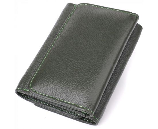 Купить Женский кошелек компактного размера из натуральной кожи ST Leather 23072 Зеленый, фото , изображение 2, характеристики, отзывы