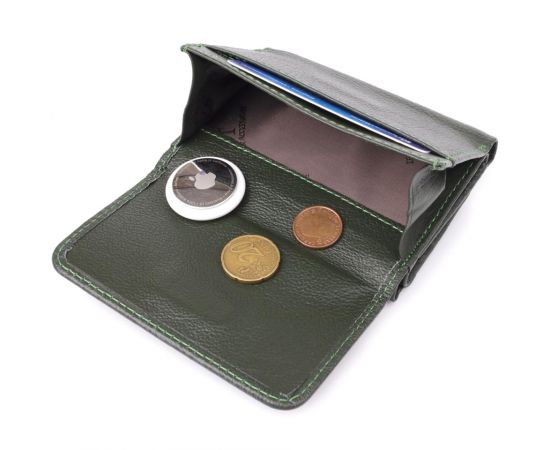Купить Женский кошелек компактного размера из натуральной кожи ST Leather 23072 Зеленый, фото , изображение 9, характеристики, отзывы