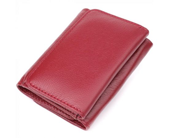 Купить Компактный женский кошелек из натуральной кожи ST Leather 23073 Бордовый, фото , изображение 2, характеристики, отзывы
