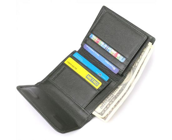 Купить Женский кошелек среднего размера из натуральной кожи ST Leather 23074 Зеленый, фото , изображение 7, характеристики, отзывы