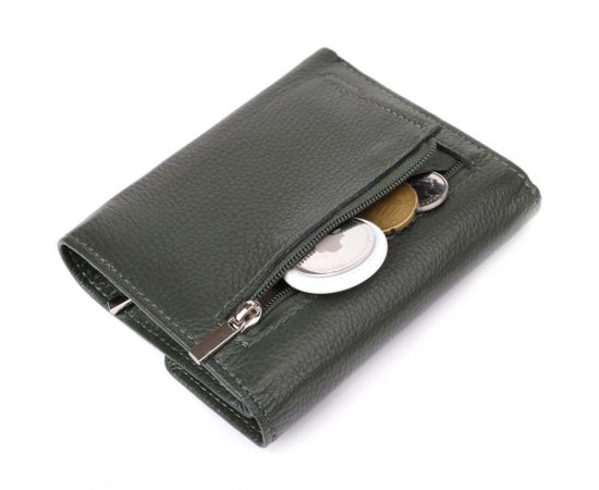Купить Женский кошелек среднего размера из натуральной кожи ST Leather 23074 Зеленый, фото , изображение 8, характеристики, отзывы