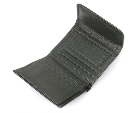 Купить Стильный кошелек среднего размера из натуральной кожи ST Leather 23075 Зеленый, фото , изображение 7, характеристики, отзывы