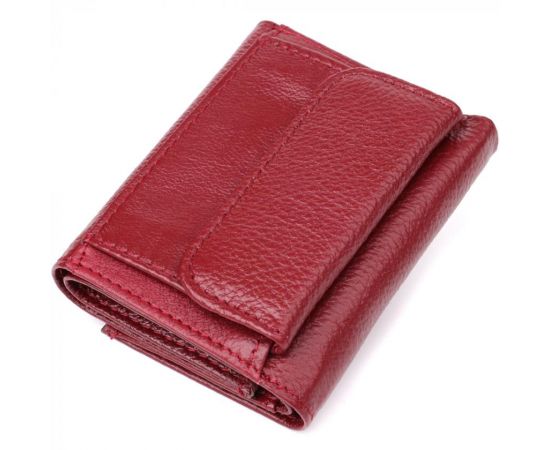 Купить Миниатюрный женский кошелек из натуральной кожи ST Leather 23082 Бордовый, фото , изображение 2, характеристики, отзывы