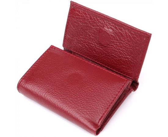 Купить Миниатюрный женский кошелек из натуральной кожи ST Leather 23082 Бордовый, фото , изображение 5, характеристики, отзывы