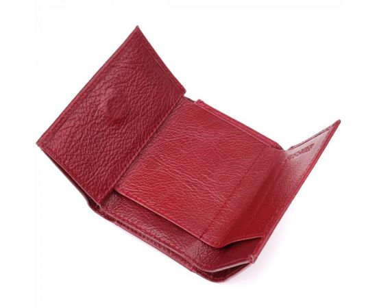 Купить Миниатюрный женский кошелек из натуральной кожи ST Leather 23082 Бордовый, фото , изображение 6, характеристики, отзывы