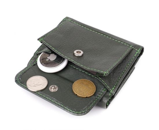 Купить Женский миниатюрный кошелек из натуральной кожи ST Leather 23083 Зеленый, фото , изображение 8, характеристики, отзывы