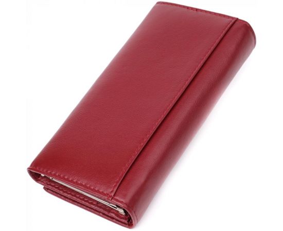 Купить Вместительный женский кошелек из натуральной кожи ST Leather 23089 Бордовый, фото , изображение 2, характеристики, отзывы