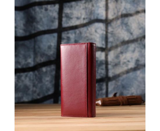 Купить Вместительный женский кошелек из натуральной кожи ST Leather 23089 Бордовый, фото , изображение 10, характеристики, отзывы