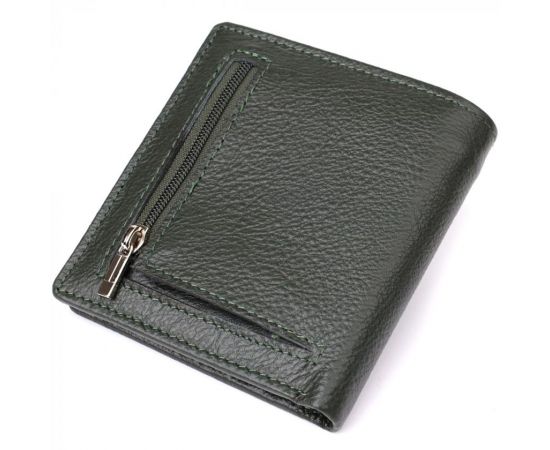 Купить Женский кошелек на магните из натуральной кожи ST Leather 23093 Зеленый, фото , изображение 2, характеристики, отзывы