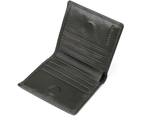 Купить Женский кошелек на магните из натуральной кожи ST Leather 23093 Зеленый, фото , изображение 5, характеристики, отзывы