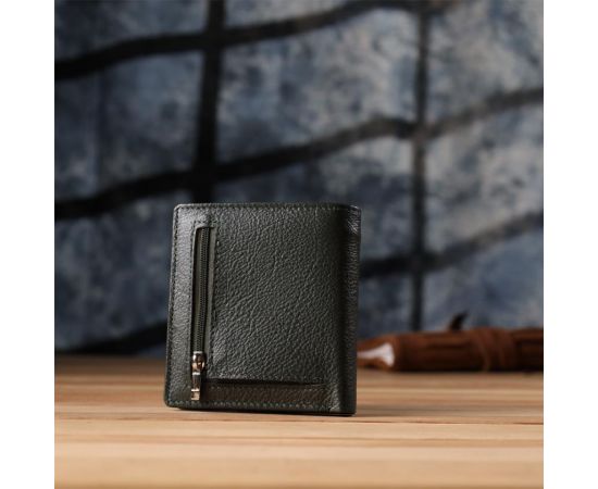 Купить Женский кошелек на магните из натуральной кожи ST Leather 23093 Зеленый, фото , изображение 9, характеристики, отзывы