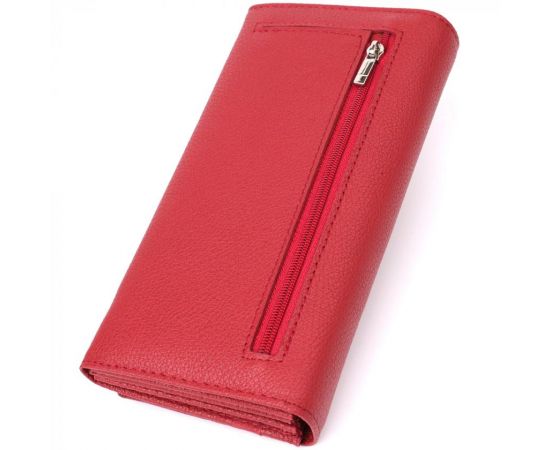 Купить Женский вместительный кошелек из натуральной кожи ST Leather 23096 Красный, фото , изображение 2, характеристики, отзывы