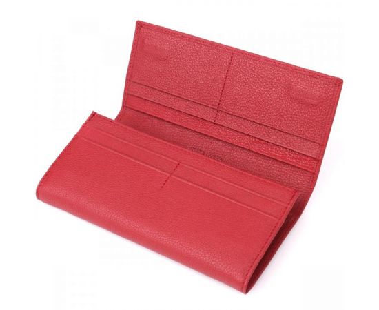Купить Женский вместительный кошелек из натуральной кожи ST Leather 23096 Красный, фото , изображение 5, характеристики, отзывы