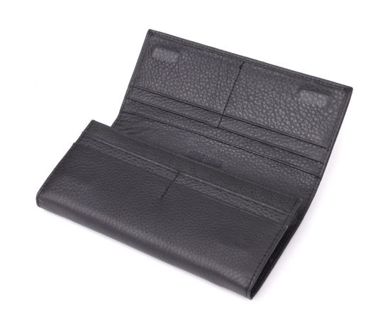 Купить Вместительный кошелек для женщин из натуральной кожи ST Leather 23097 Черный, фото , изображение 5, характеристики, отзывы