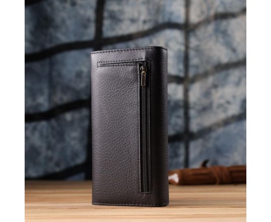 Купить Вместительный кошелек для женщин из натуральной кожи ST Leather 23097 Черный, фото , изображение 10, характеристики, отзывы