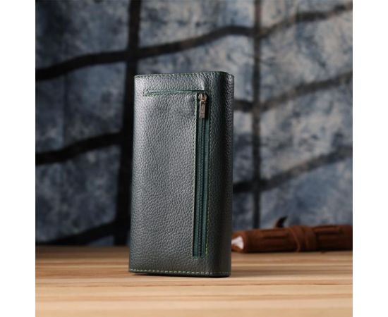 Купить Модный кошелек для женщин из натуральной кожи ST Leather 23099 Зеленый, фото , изображение 10, характеристики, отзывы