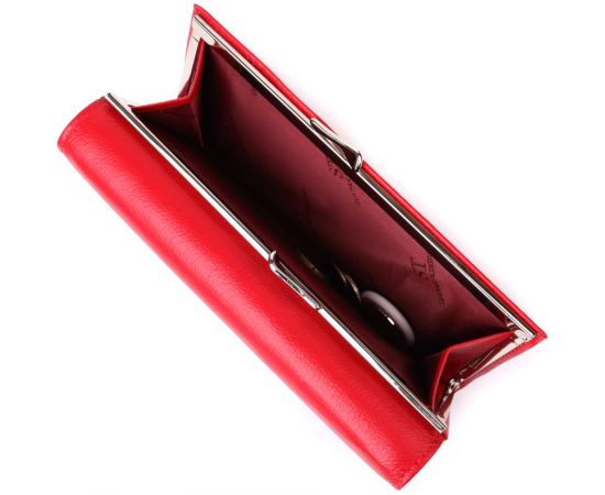 Купить Красивый кошелек для женщин с монетницей из натуральной кожи ST Leather 23105 Красный, фото , изображение 8, характеристики, отзывы